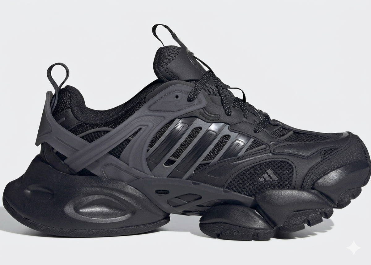 Adidas XLG Runner Deluxe Sneaker Uomo Nera Grigio