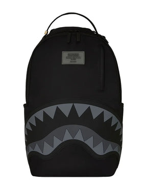 SPRAYGROUND Zaino In Pelle Shark Central Nylon Nero/Grigio