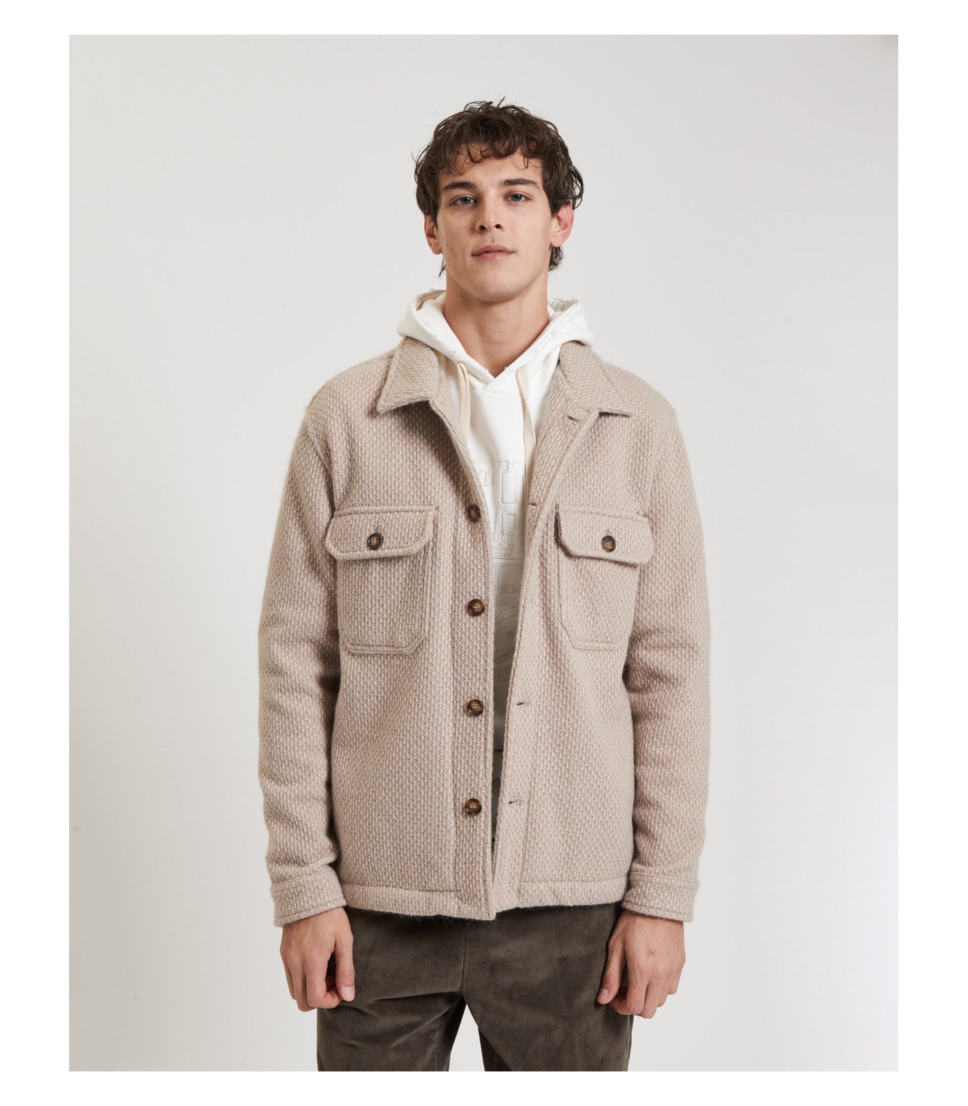 GIANNI LUPO Cappotto Corto Beige