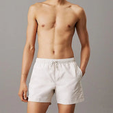 Calvin Klein Costume Da Bagno Con Logo In Rilievo Beige