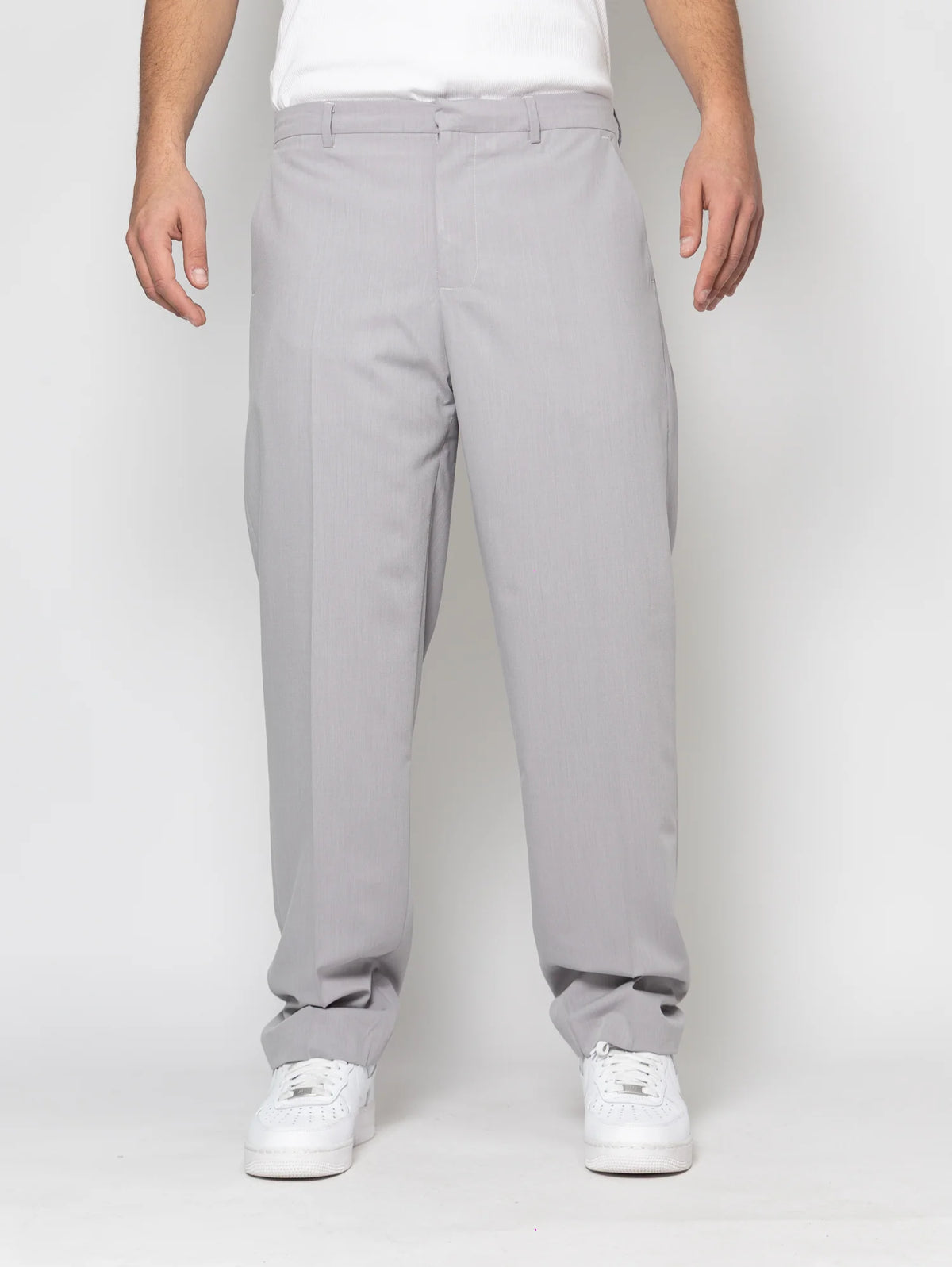 SOLDIER Pantalone Sartoriale Grigio Fondo Largo