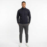 BLAUER Felpa Con Zip Senza Cappuccio Blu