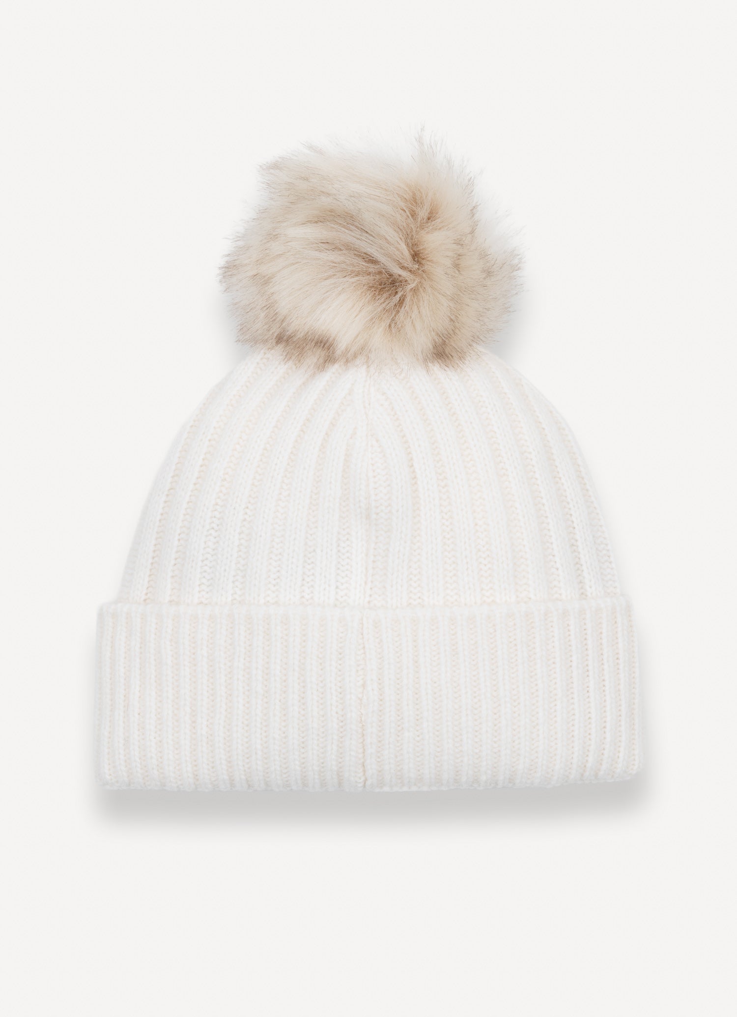 COLMAR Berretto Donna Con Pon Pon Bianco