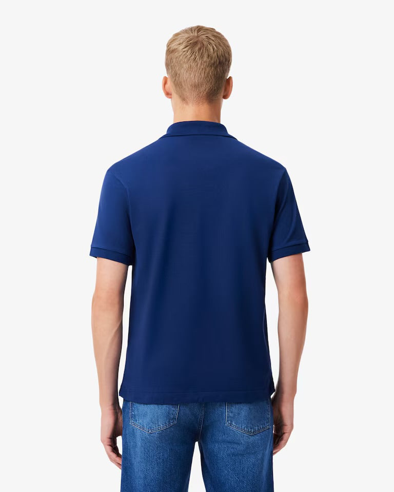 LACOSTE Polo Classic Fit In Piqué L.12.12 Blu Marino