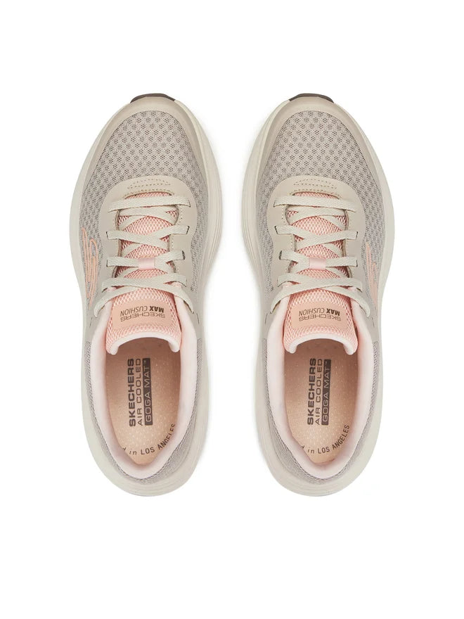 Skechers Max Cushioning Sneaker Donna Panna Rosa