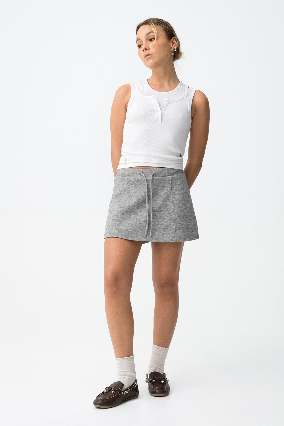 TIFFOSI GOMES_B PANTAGONNA GRIGIO DONNA SS26