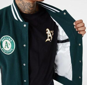 NEW ERA Varsity Jacket Oakland Athletics Verde