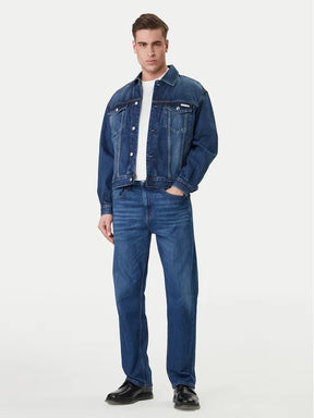 CALVIN KLEIN Giacca Di Jeans Con Logo a Contrasto Jeansata 26/27