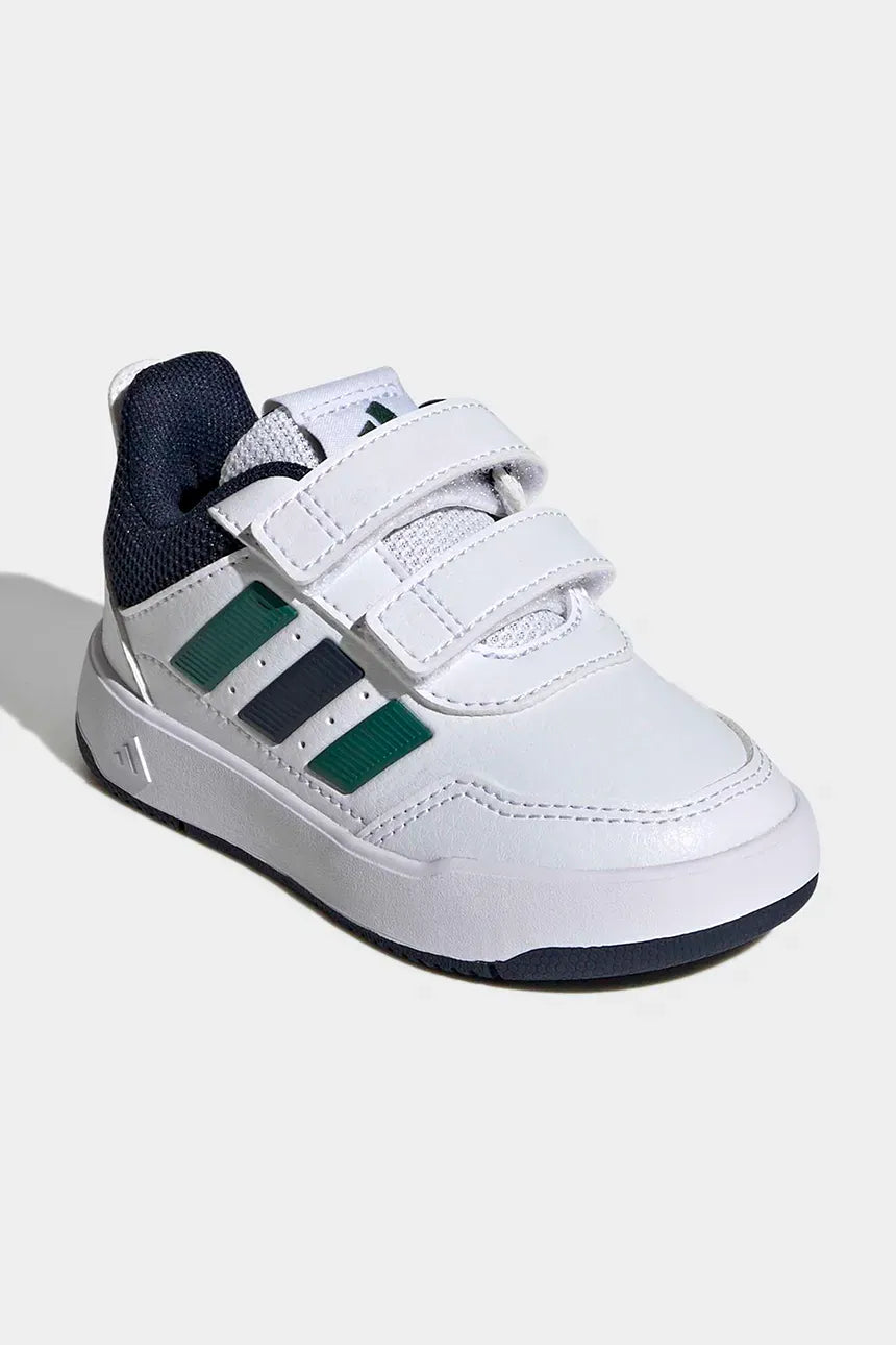 ADIDAS Sneaker Bambino Tensaur Sport In Pelle Bianca/Nera/Verde