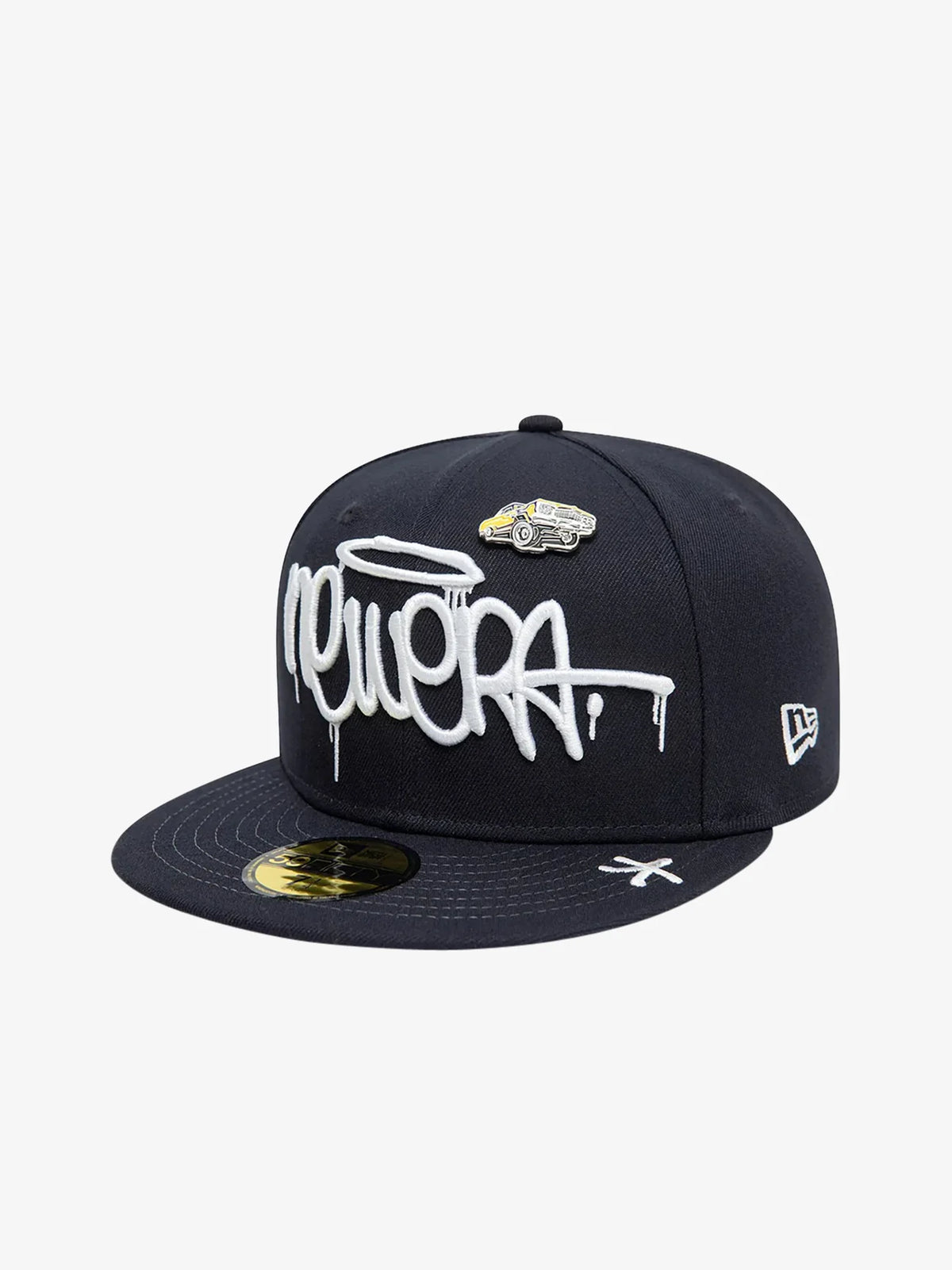 New Era NEW ERA Cappello con visiera 59 FIFTY Fitted Blu Con dettagli Ricamati E Spilla - foto 2 - Tommaseo Clothing