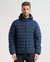 EMPORIO ARMANI Giubbotto Invernale Piumino Senza Cappuccio Blu