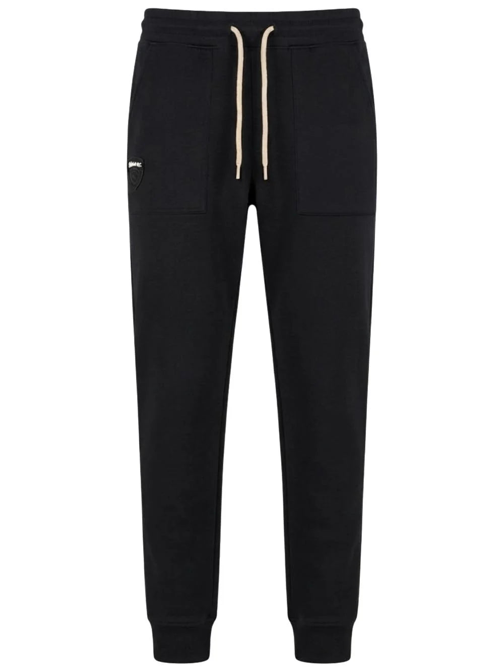 BLAUER Pantalone Di Tuta Felpato Logo Piccolo Nero