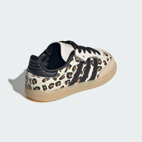 ADIDAS Samba Bambino Con Lacci Elasticizzati Crema/Nero Con Fantasia