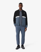 LACOSTE Tuta Sportiva Colorblock Con Stampa Celeste/Blu