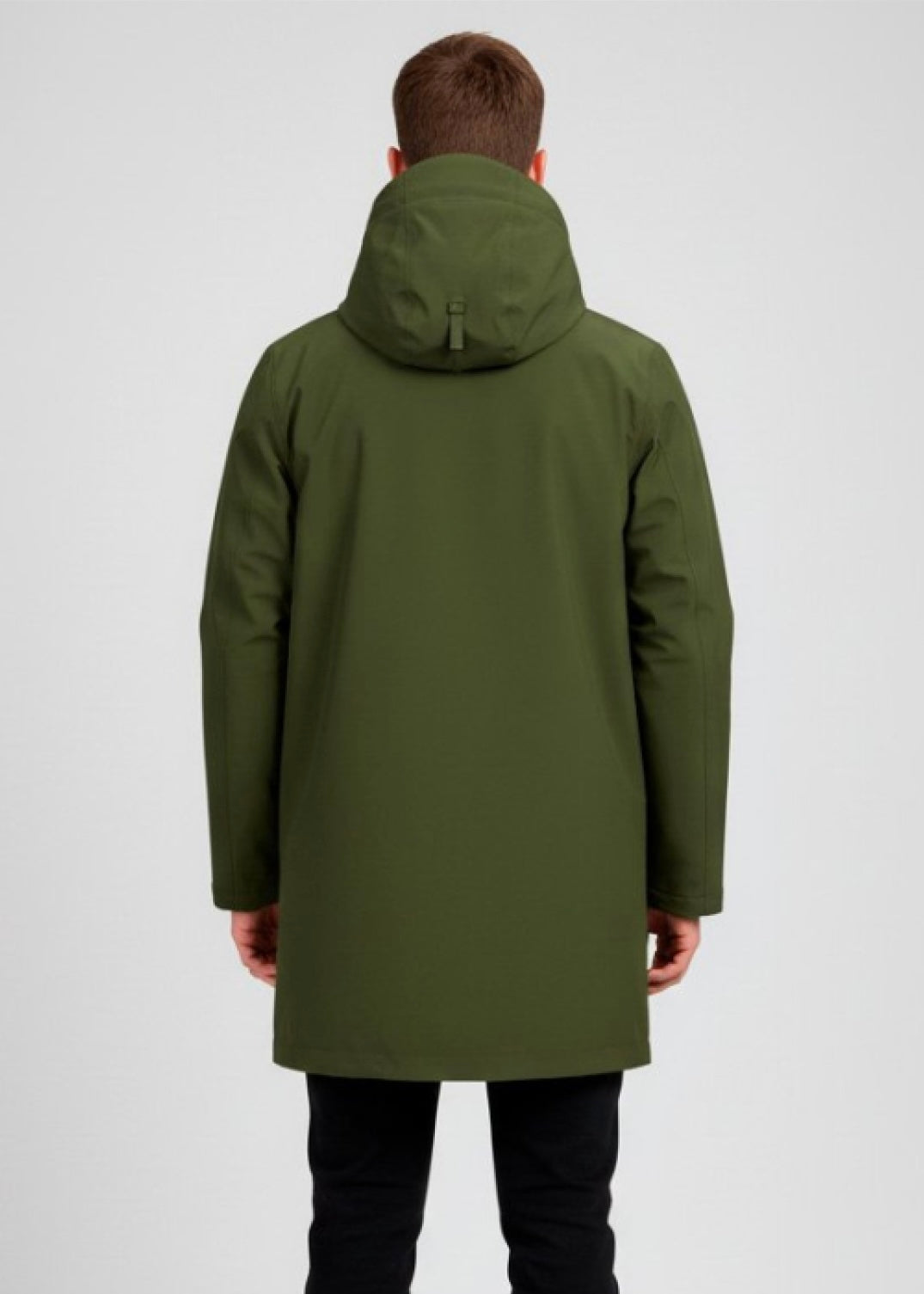 K-WAY GIUBBOTTO GIACCA VERDE MILITARE MARLYN BONDED