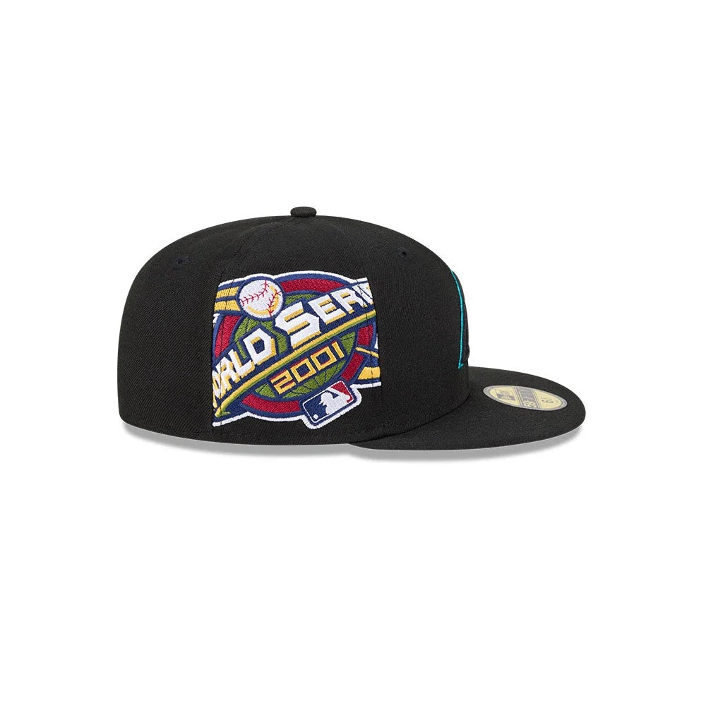 NEW ERA 59FIFTY Cappello Visiera Dritta Arizona Nero/Rosso