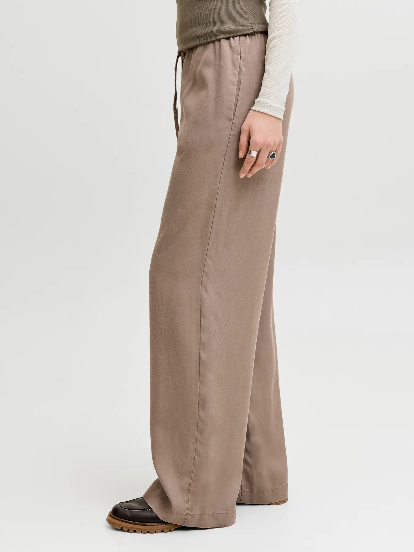 JJXX JJXX Jxsigrid Flora Pantalone Tortora - foto 2 - Tommaseo Clothing