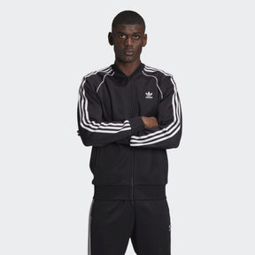 ADIDAS Tuta Completa Senza Cappuccio Con Bande Laterali Nero/Bianco