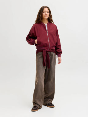 JXELLA GIUBBOTTO BOMBER BORDEAUX DONNA PRIMAVERILE JJXX SS26