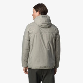 K-WAY Giubbotto Impermeabile Claude Con Cappuccio Verde