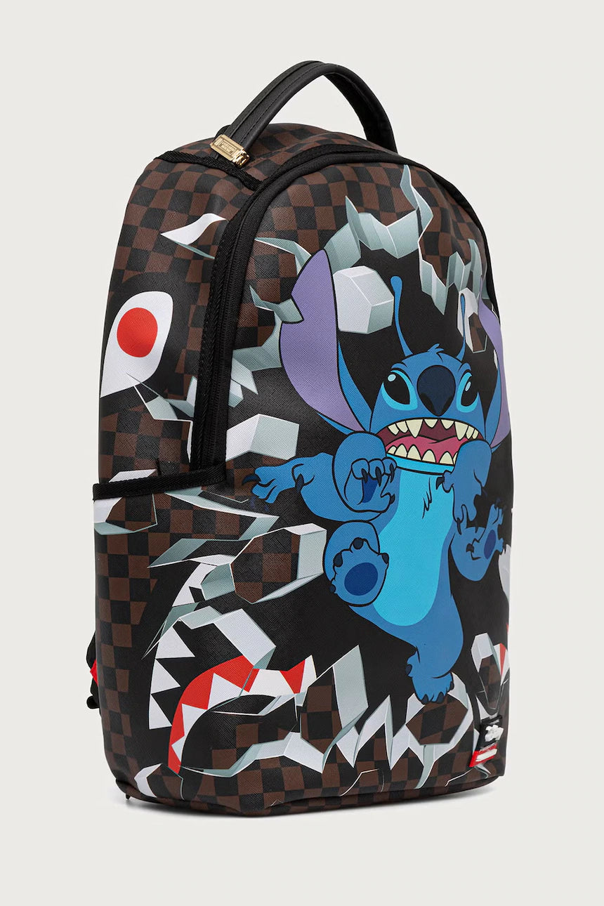 SPRAYGROUND Zaino Disney Stitch Breakout Nero/Marrone
