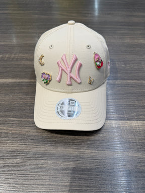 NEW ERA NY CUSTOM PANNA LOGO ROSA DONNA