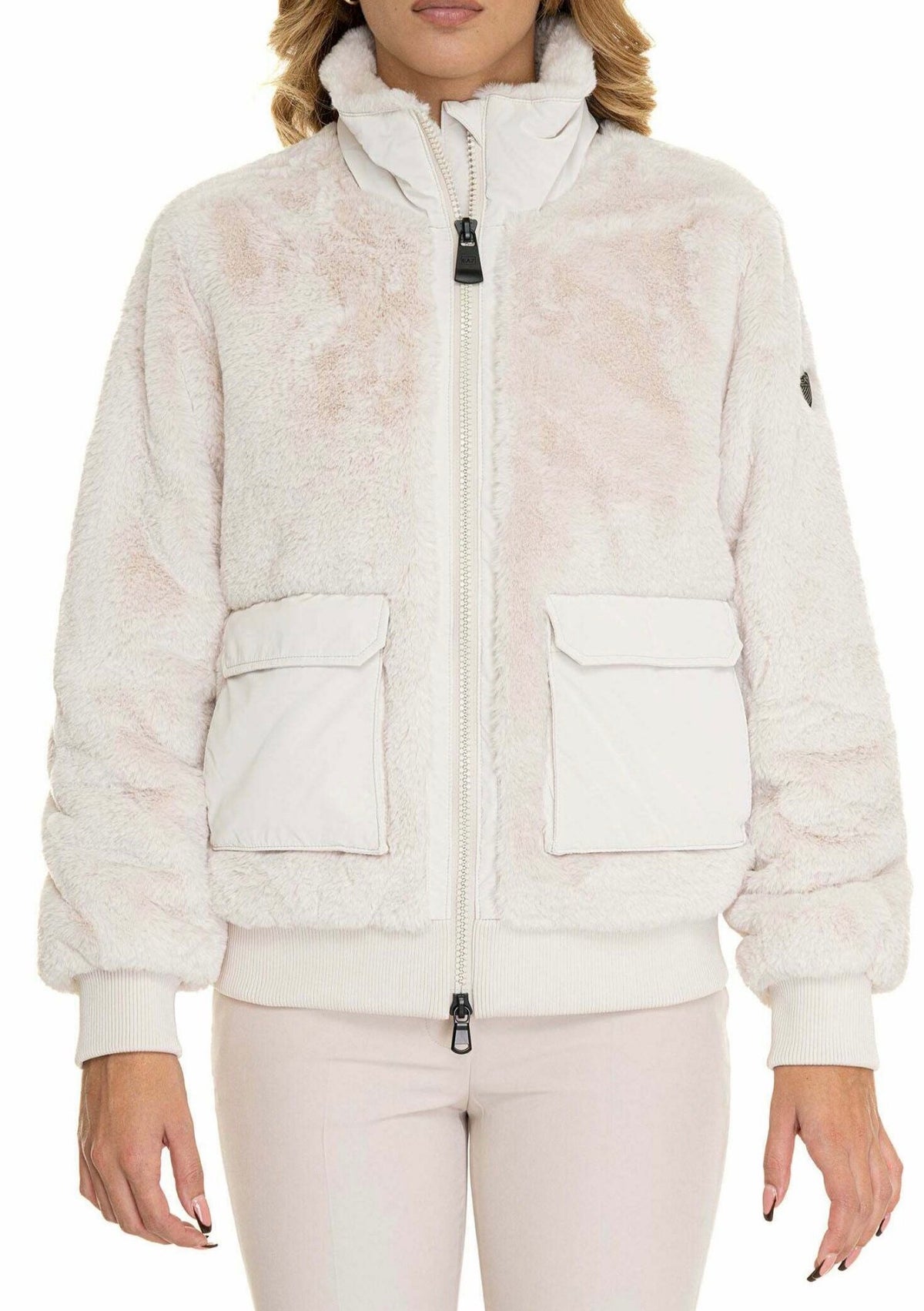 EMPORIO ARMANI DONNA GIUBBOTTO PELLICCIA PANNA