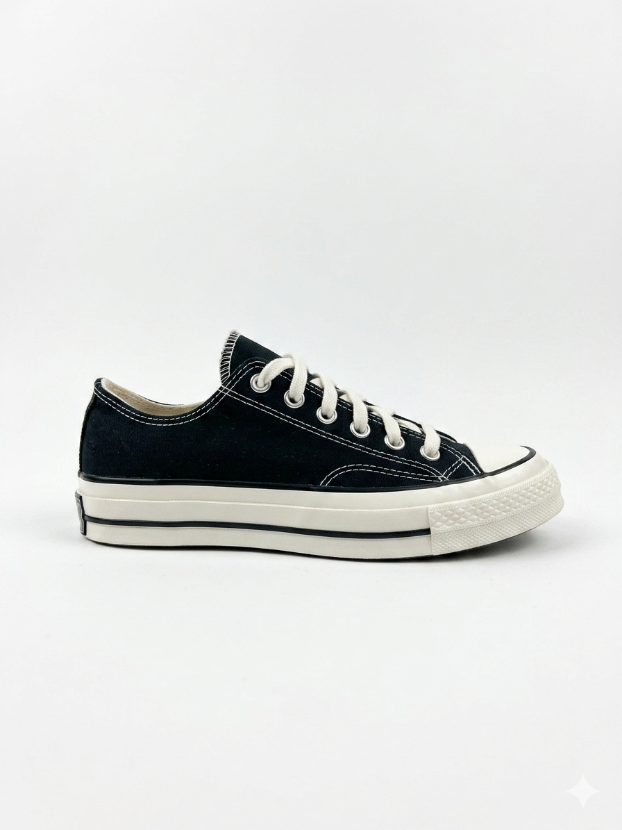 CONVERSE Scarpa In Tela Chuck 70 Nera/Bianca