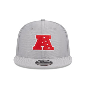 NEW ERA 9FIFTY Cappello Visiera Dritta NFL Grigio Logo Rosso