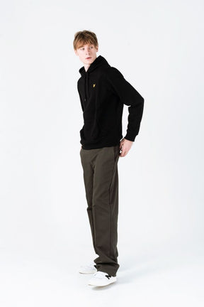 LYLE&SCOTT Felpa Con Cappuccio In Cotone Nero