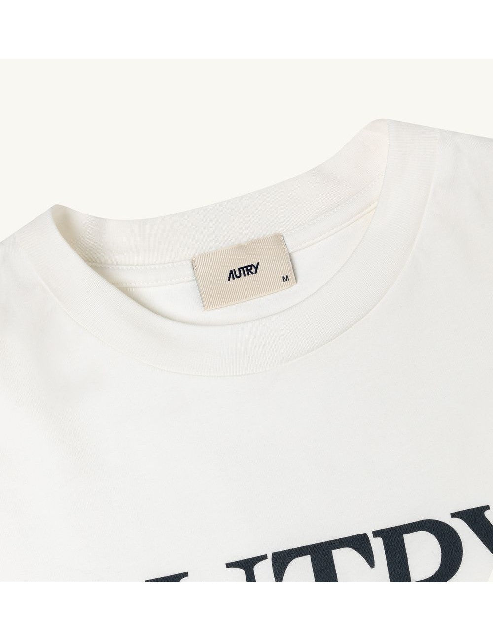 AUTRY T-Shirt Con Stampa Centrale Bianca