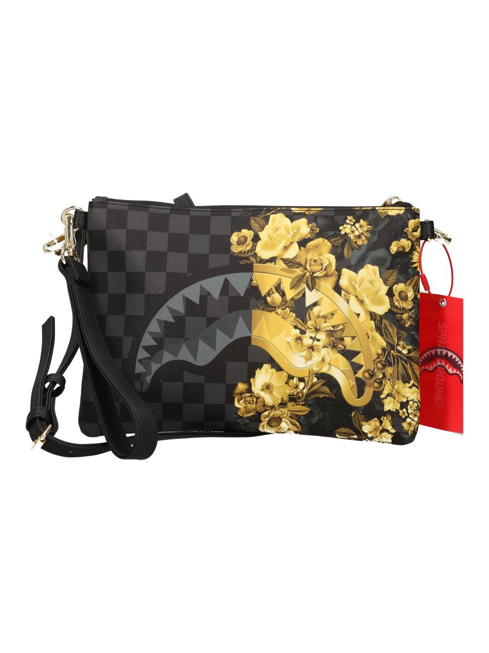 SPRAYGROUND Pochette/Tracolla Gold Floral Remix