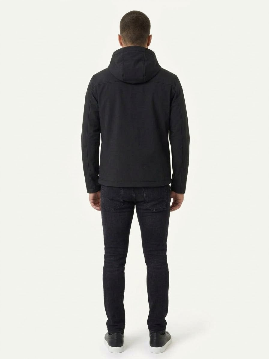COLMAR Giubbotto In Tessuto Softshell Con Pile Interno Nero 26/27