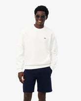 LACOSTE Felpa In Cotone Girocollo Bianca 26/27