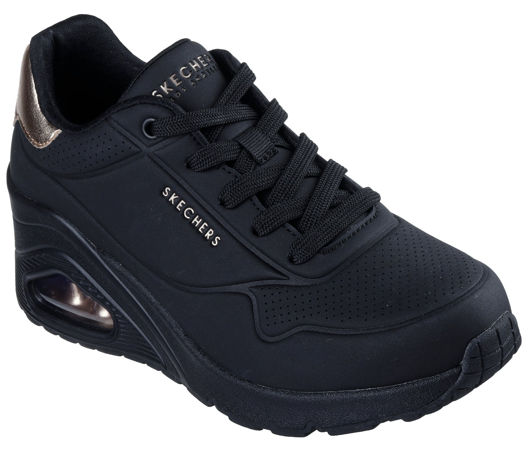 177520/BBK Skechers Donna Uno Wedge Nere 26/27