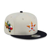 NEW ERA 9FIFTY Cappello Visiera Dritta Houston Beige/Blu