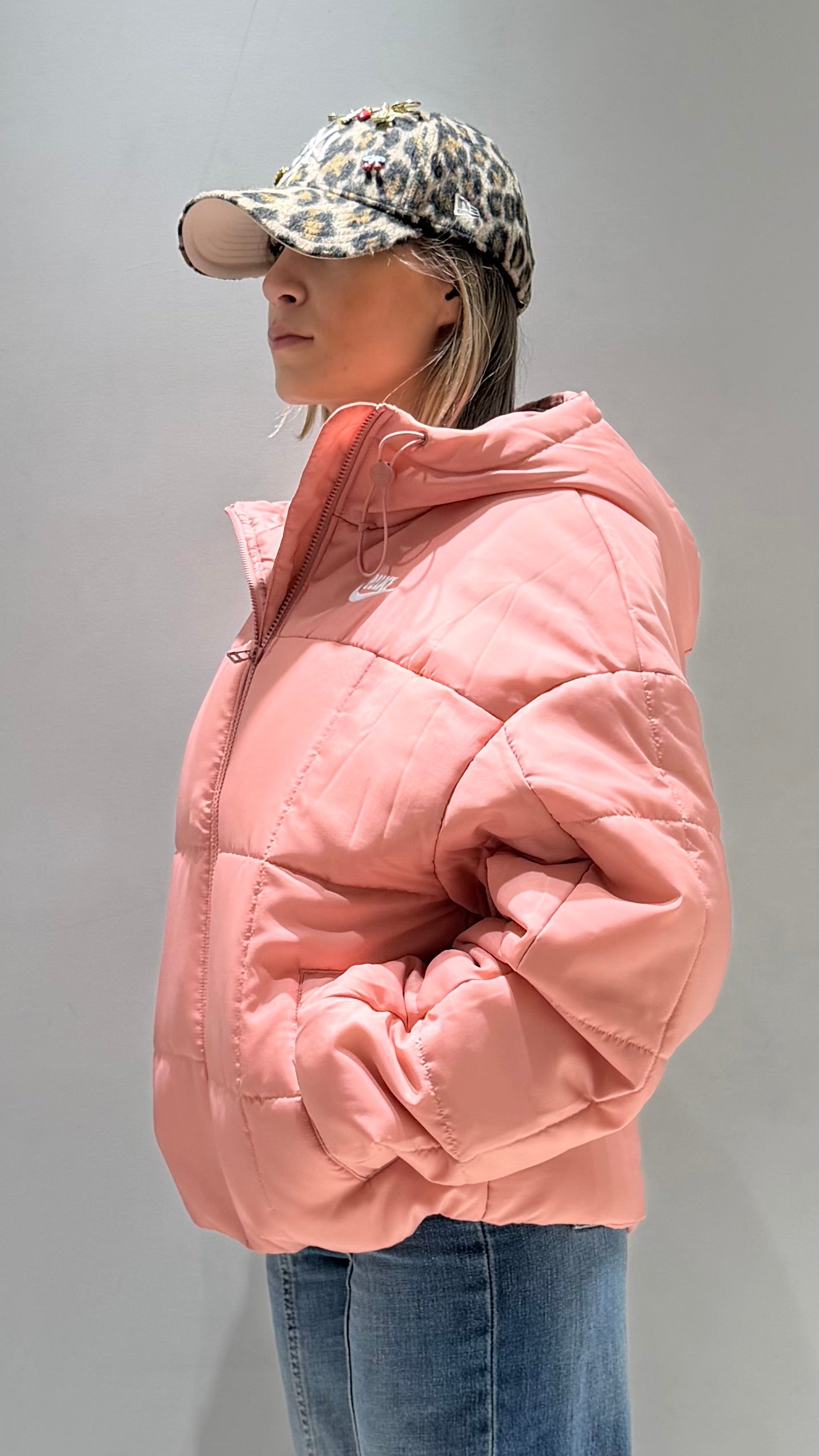 Giubbotto Nike Donna over size Rosa