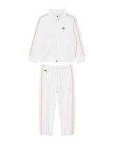 LACOSTE Tuta MONOGRAM Bambino/Bambina Bianca/Beige