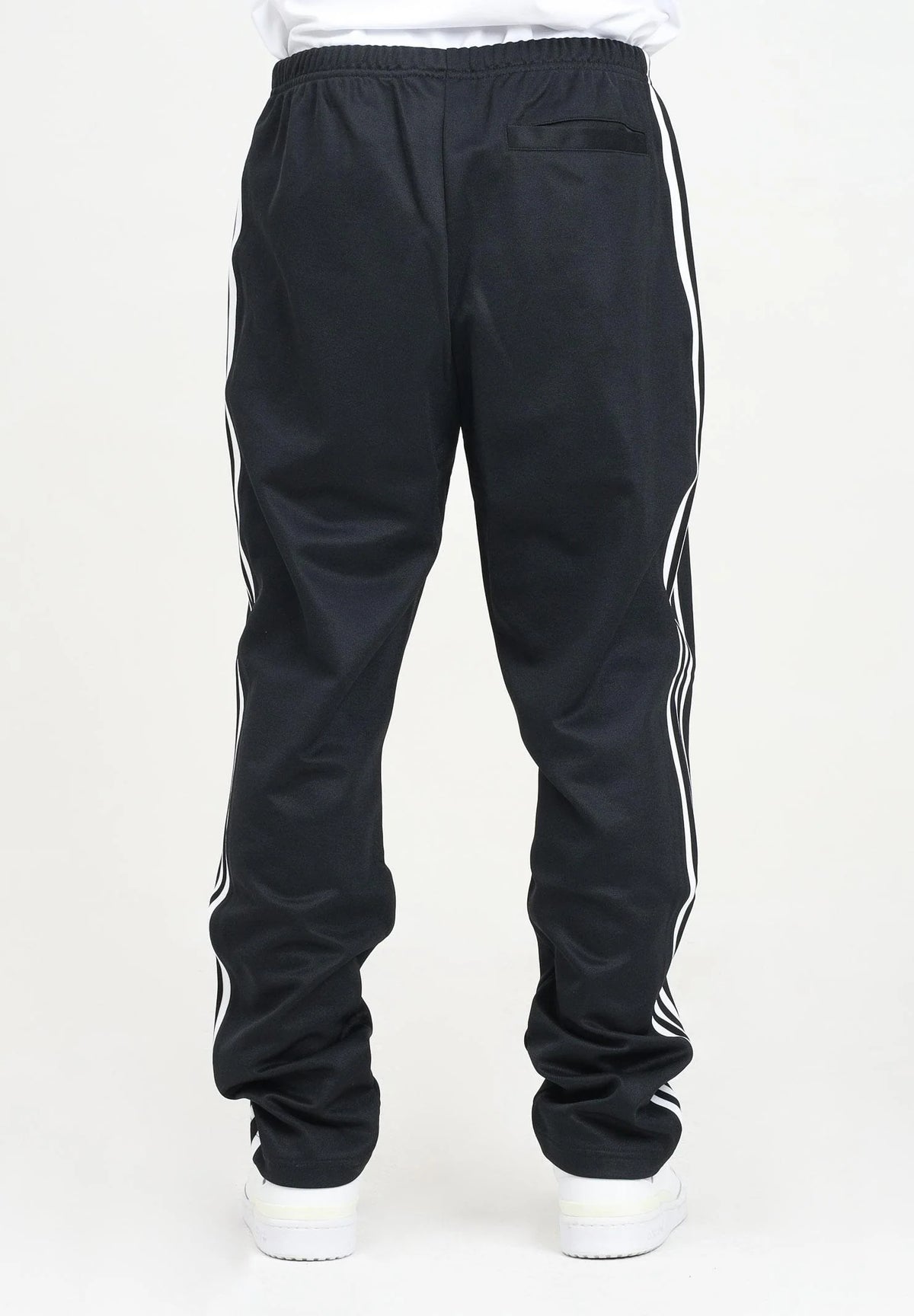 ADIDAS ORIGINALS Pantalone fondo largo Nero Strisce Bianche Unisex