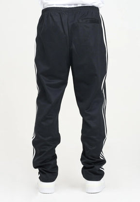 Adidas Originals Pantalone Unisex Nero Strisce Bianche