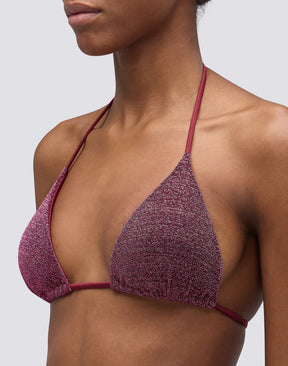 SUNDEK Costume Donna in Lurex Bordeaux
