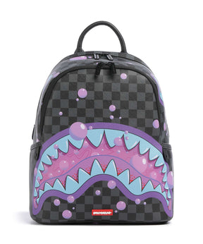 SPRAYGROUND Zaienetto In Pelle Purple Slime Takeover  Nero