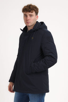 BLAUER Parka Chester Con Cappuccio Blu