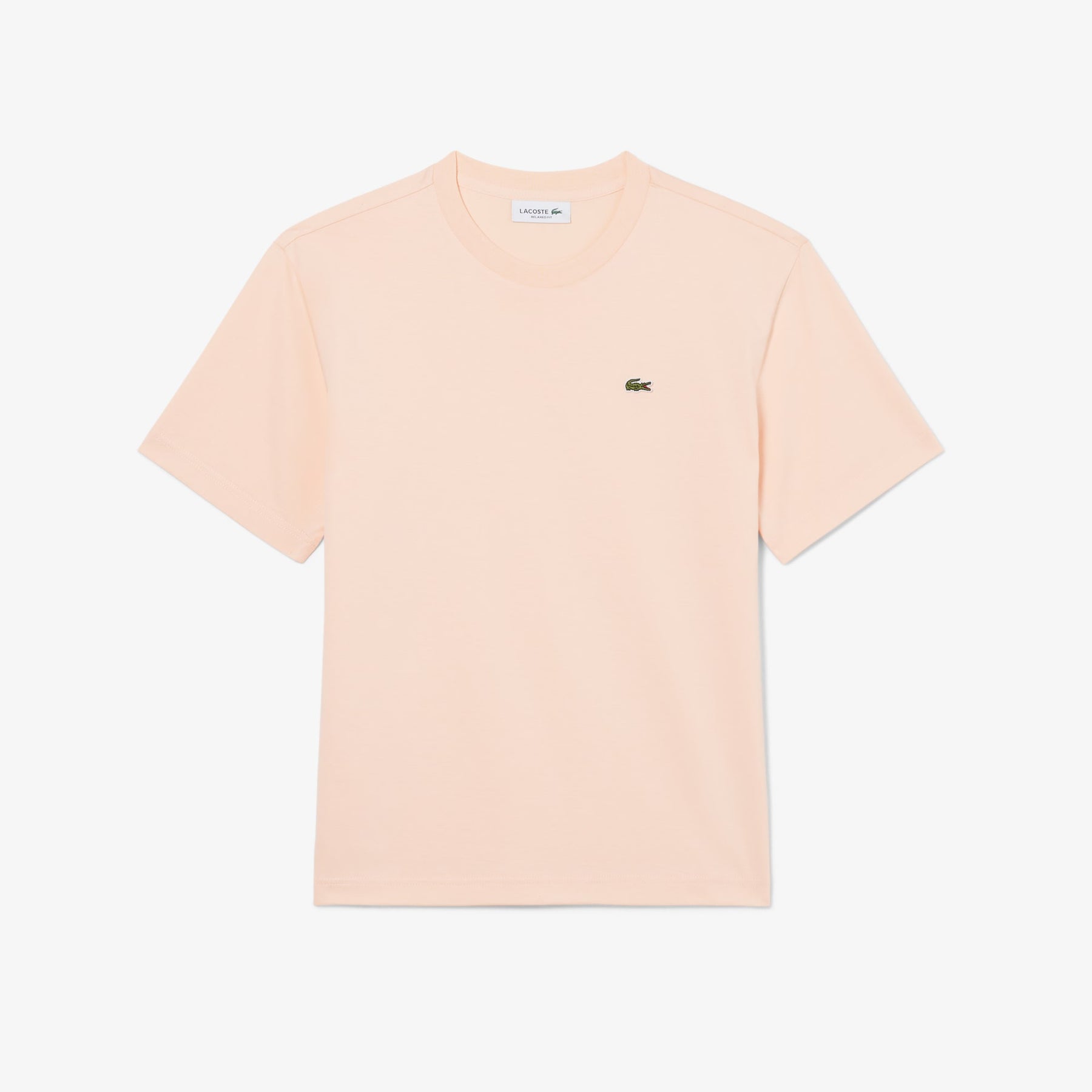 LACOSTE T-Shirt Basic Donna Rose Pale