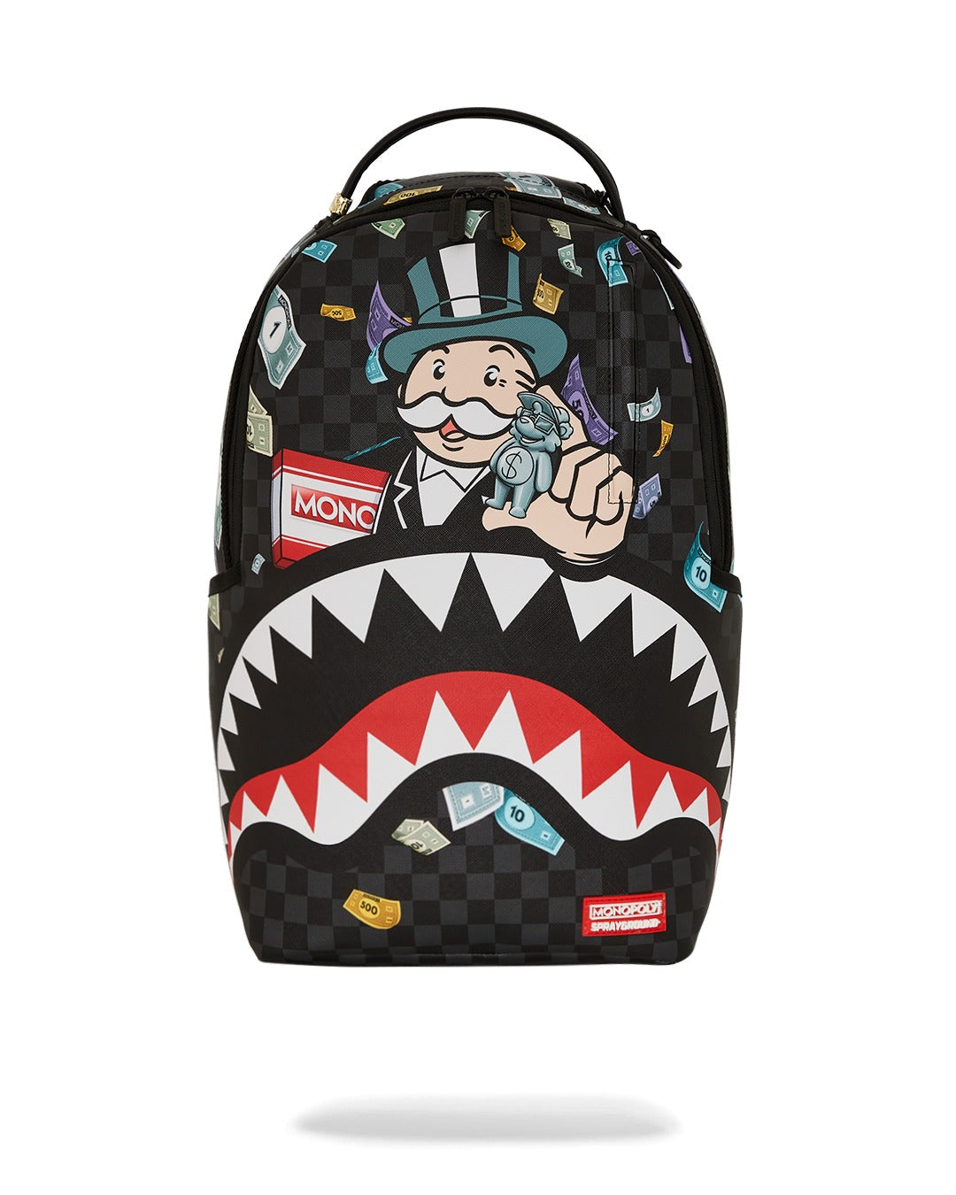SPRAYGROUND Zaino In Pelle Monopoly X Sprayground Characters