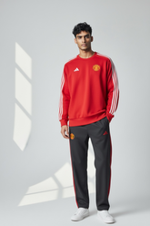 ADIDAS Tuta Manchester United Leggera In Cotone Rossa/Nera