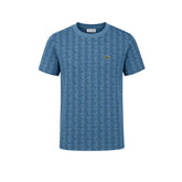 LACOSTE T-Shirt Monogram Bambino/Bambina Basic Blu