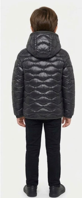 BLAUER Piumino Brinton Junior Con Cappuccio Bambino Nero