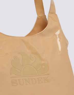 Sundek SUNDEK Chel Bag Borsa Da Mare Lucida Beige - foto 3 - Tommaseo Clothing