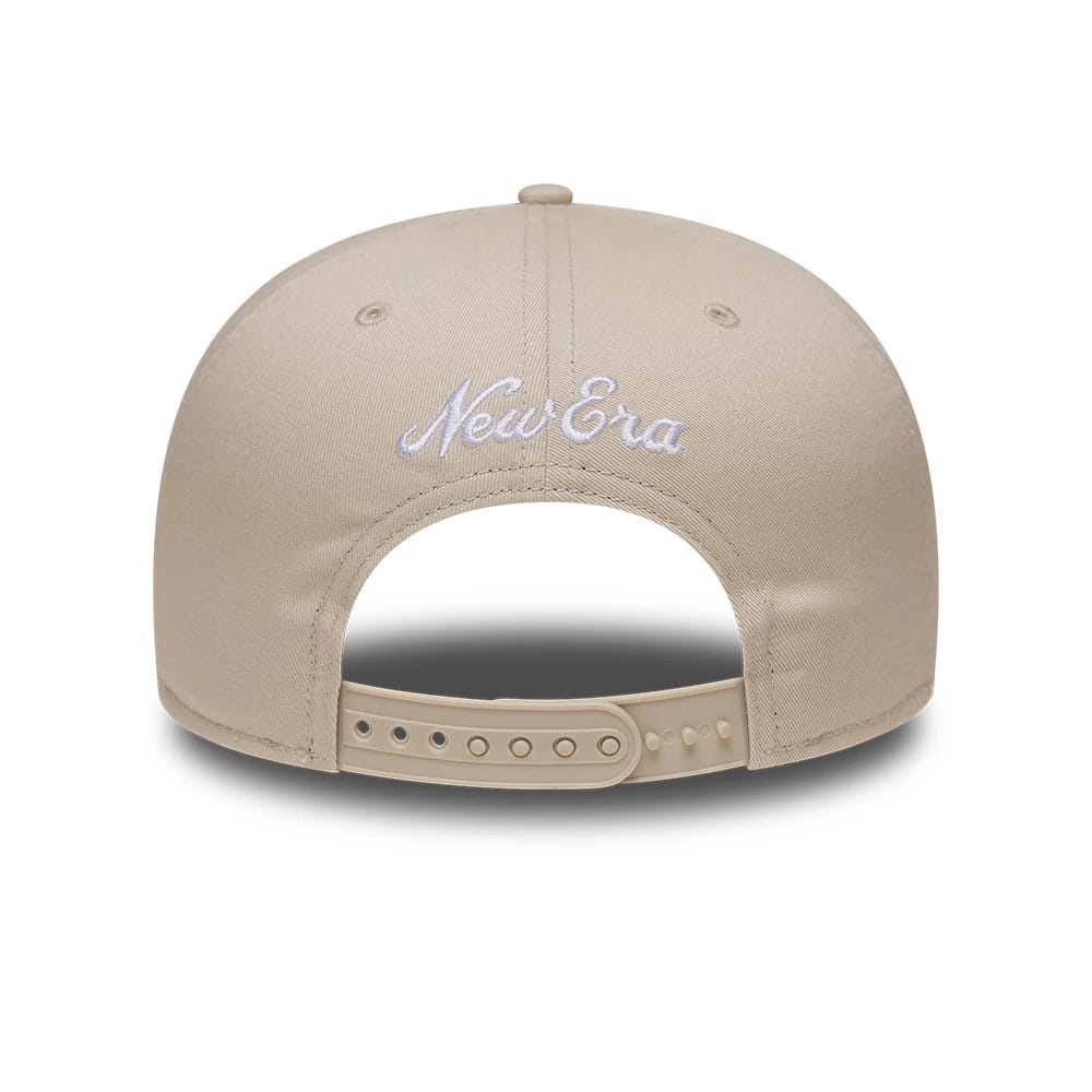 NEW ERA Cappello con visiera 9 FIFTY Fitted New York Yankees Beige Con Logo E Dettagli Ricamato